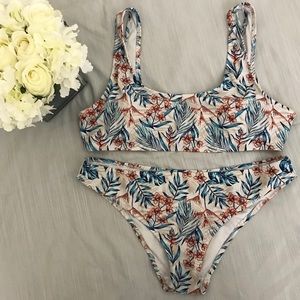 Tropical Print Bikini Bathing Suit | Summer